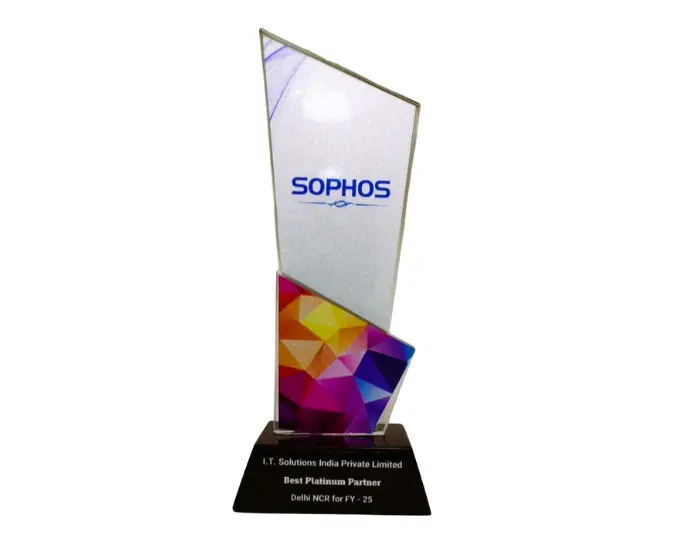 sophos best platinum partner fy 2025 with IT Solutions India Pvt Ltd